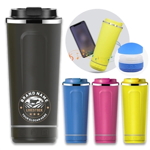 18oz. Multifunctional Detachable Bluetooth Speaker Water Cup | https://www.bestnamebadges.com