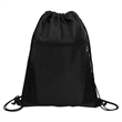 Zippered Drawstring Backpack With Mesh Pockets | https://www.bestnamebadges.com