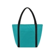 Reusable Zippered Cooler Tote With Front Pocket | https://www.bestnamebadges.com