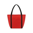 Reusable Zippered Cooler Tote With Front Pocket | https://www.bestnamebadges.com
