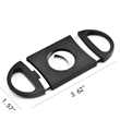 Mini Pocket  Double Blades Stainless Steel Cigar Cutter | https://www.bestnamebadges.com