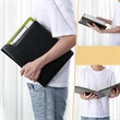 PU Leather Folder with Large Pocket and Card Slot | https://www.bestnamebadges.com