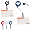 Retractable Badge Holder With Laminated Label | https://www.bestnamebadges.com