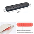 Portable 7-Day Pill Box | https://www.bestnamebadges.com
