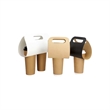 Kraft Paper Coffee Cup Handle Holder | https://www.bestnamebadges.com