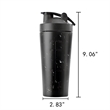Large Capacity Stainless Steel Protein Shaker Bottle | https://www.bestnamebadges.com