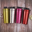 Large Capacity Stainless Steel Protein Shaker Bottle | https://www.bestnamebadges.com