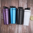 Large Capacity Stainless Steel Protein Shaker Bottle | https://www.bestnamebadges.com
