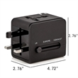 Compact Worldwide Universal Power Adapter Converter | https://www.bestnamebadges.com