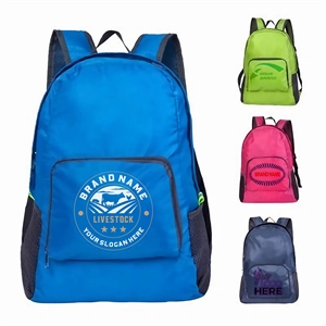 Foldable Backpack Ultra Lightweight Water Resistant Daypack | https://www.bestnamebadges.com