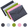 Portable Felt Handbag Button Closure Paper File Folder | https://www.bestnamebadges.com