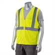 High Viz Class 2 Reflective Tape Safety Zipper Vest | https://www.bestnamebadges.com