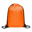 420D Heavy Duty Polyester Drawstring Backpack | https://www.bestnamebadges.com