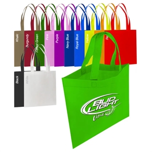 Custom Popular Non-Woven Tote Bag | https://www.bestnamebadges.com
