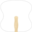 Hour Glass Hand Fan | https://www.bestnamebadges.com