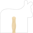 Donkey Outline Fan | https://www.bestnamebadges.com