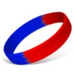 1/4 Inch Debossed Wristbands | https://www.bestnamebadges.com