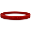 1/4 Inch Embossed Wristbands | https://www.bestnamebadges.com