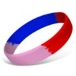 1/4 Inch Ink Injected Wristbands | https://www.bestnamebadges.com