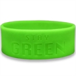 3/4 Inch Debossed Wristbands | https://www.bestnamebadges.com