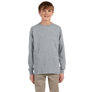 Jerzees Youth DRI-POWER® ACTIVE Long-Sleeve T-Shirt | https://www.bestnamebadges.com