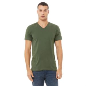 Bella Unisex Jersey Short-Sleeve V-Neck T-Shirt | https://www.bestnamebadges.com