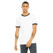 Bella Mens Jersey Short-Sleeve Ringer T-Shirt | https://www.bestnamebadges.com