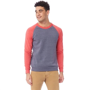 Alternative Mens Champ Colorblocked Fleece Crew | https://www.bestnamebadges.com