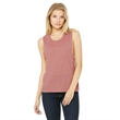 Bella Ladies Flowy Scoop Muscle Tank | https://www.bestnamebadges.com