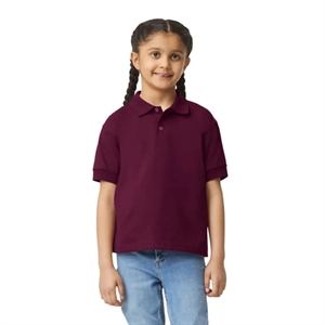 Gildan DryBlend® Youth 5.6 Oz., 50/50 Jersey Polo | https://www.bestnamebadges.com