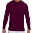 A4 Long-Sleeve Cooling Performance Crew Neck T-Shirt | https://www.bestnamebadges.com