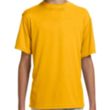A4 Youth Short-Sleeve Cooling Performance Crew | https://www.bestnamebadges.com