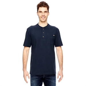 Dickies Heavyweight Work Henley | https://www.bestnamebadges.com