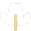 Cowboy Hat Hand Fans | https://www.bestnamebadges.com