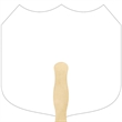 Shield Hand Fan | https://www.bestnamebadges.com