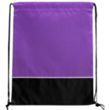 Two Tone Classic Drawstring Tote Bags | https://www.bestnamebadges.com