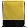 Two Tone Classic Drawstring Tote Bags | https://www.bestnamebadges.com