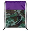 Colored Camo Drawstring Tote Bags | https://www.bestnamebadges.com