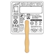 Fire Safety Coloring Hand Fans | https://www.bestnamebadges.com