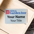 Custom Printed 2" X 3" Rectangle Name Badges | https://www.bestnamebadges.com