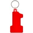 Number One Soft Plastic Keychains | https://www.bestnamebadges.com
