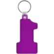 Number One Soft Plastic Keychains | https://www.bestnamebadges.com