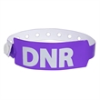 Medical Alert Wide Vinyl Wristbands | https://www.bestnamebadges.com
