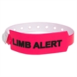 Medical Alert Wide Vinyl Wristbands | https://www.bestnamebadges.com