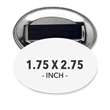 1.75 X 2.75 Inch Oval Wearable Clothing Magnet Buttons | https://www.bestnamebadges.com
