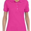 Custom Embroidered Ladies Jersey Polo With SpotShield™ | https://www.bestnamebadges.com
