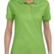 Custom Embroidered Ladies Jersey Polo With SpotShield™ | https://www.bestnamebadges.com