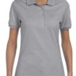 Custom Embroidered Ladies Jersey Polo With SpotShield™ | https://www.bestnamebadges.com