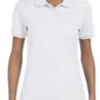 Custom Embroidered Ladies Jersey Polo With SpotShield™ | https://www.bestnamebadges.com
