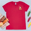 Custom Embroidered Ladies Basic Cotton T-Shirts | https://www.bestnamebadges.com